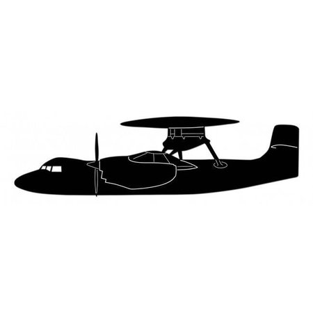 HOMEPAGE 32 x 9 in. E-2 Hawkeye Sign HO1404978